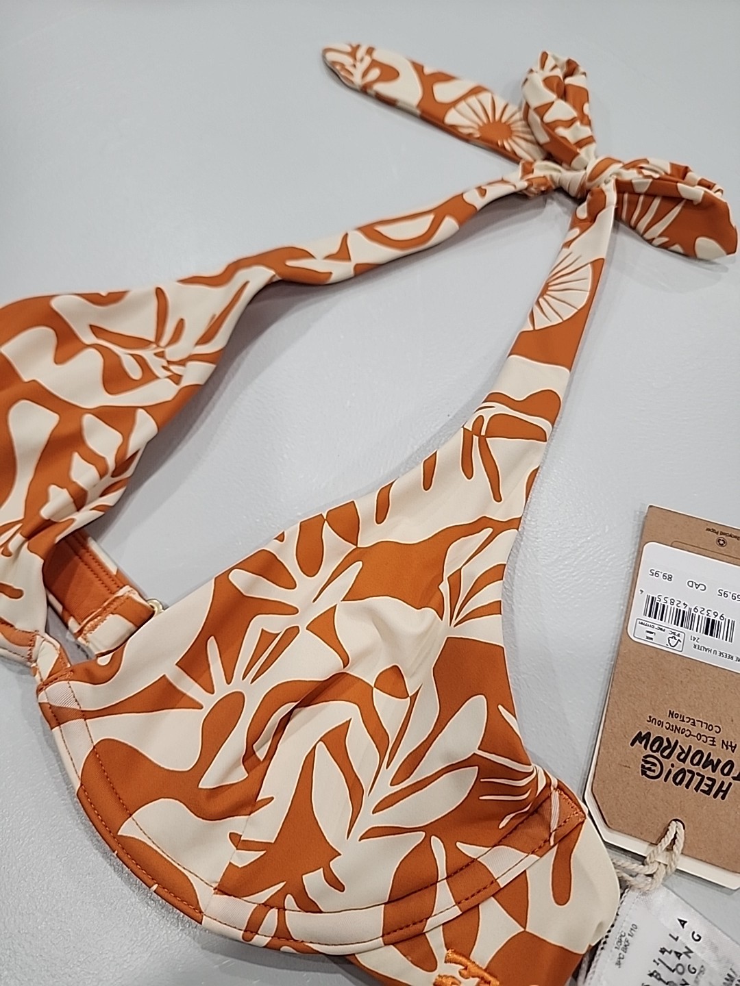 Billabong island Time Halter Bikini Top Reese U NNE0 SMALL S/8