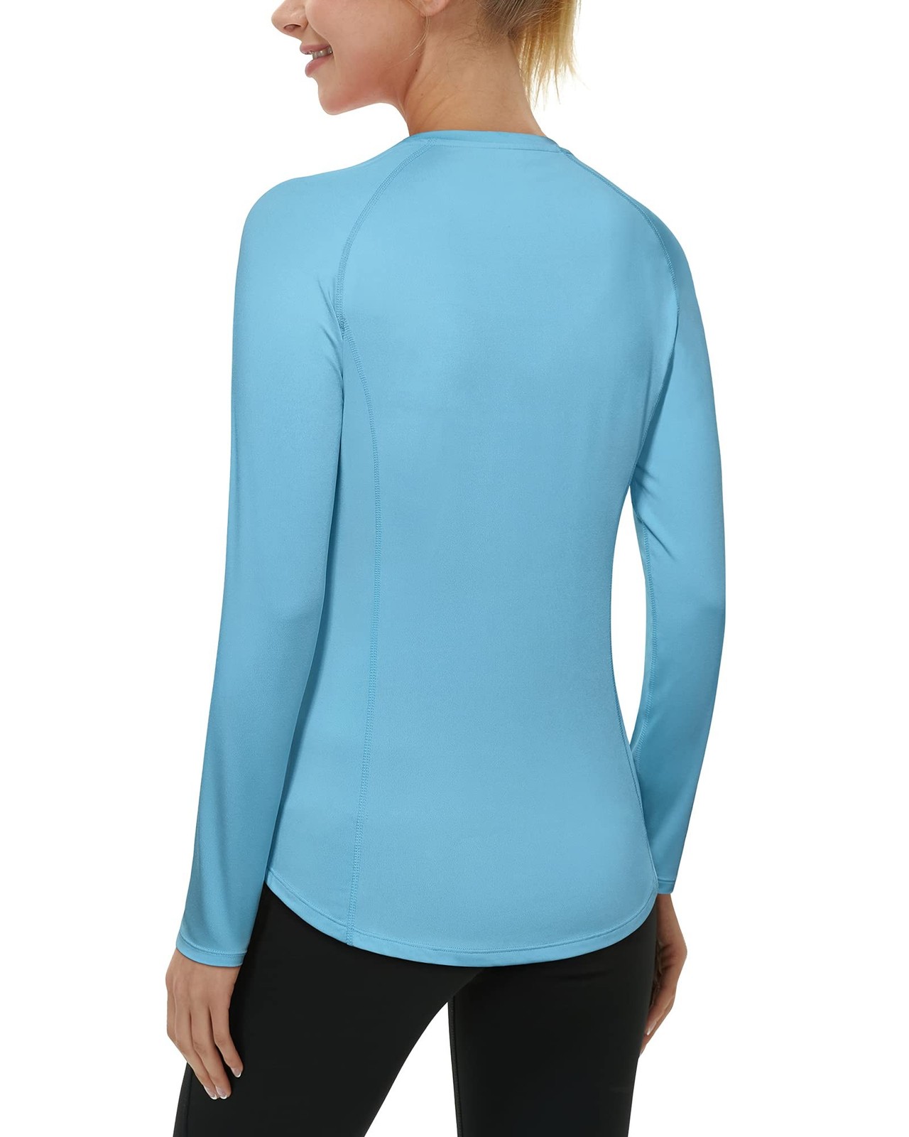 Roadbox Women’s Long Sleeve UV Sun Shirts UPF 50+ Workout Swim Rash Guard Tops