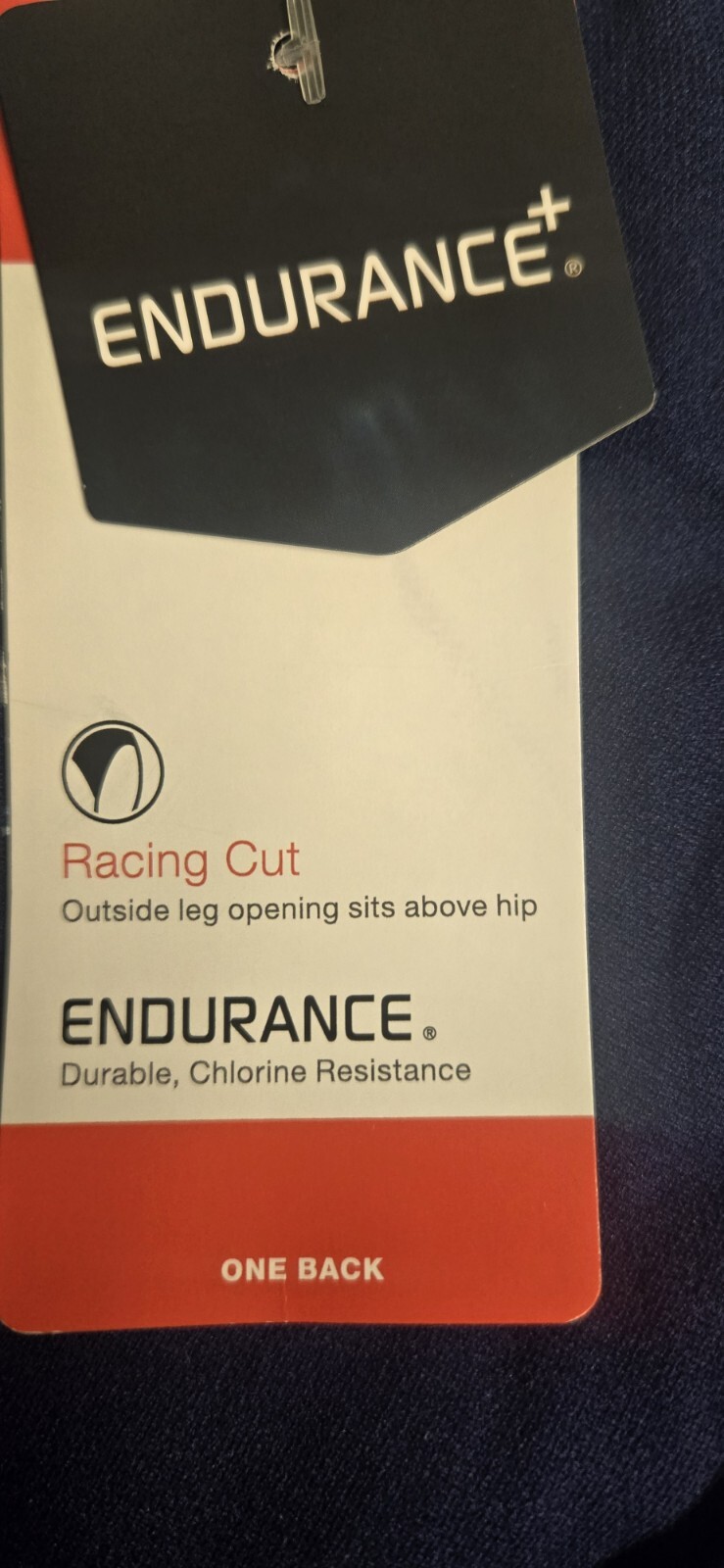 Speedo Endurance Swimsuit Racing Cut Royal Blue Size 30