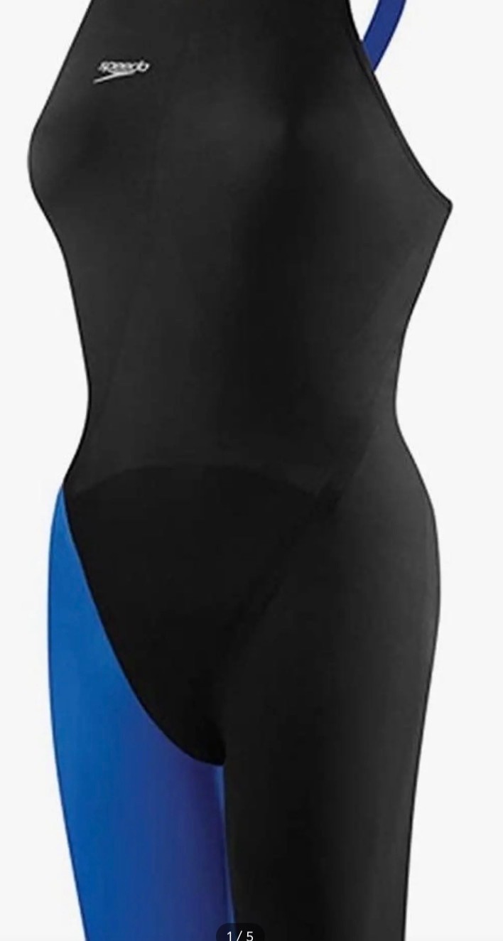 NIB Speedo Fastskin LZR Racer Elite 2 Competitive Swimsuit Women EU 25L US 2L