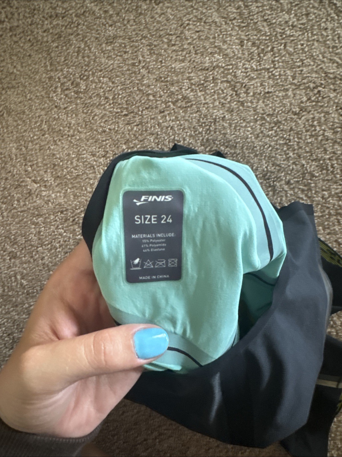 Rival 2.0 open back grey/black Finis size 24