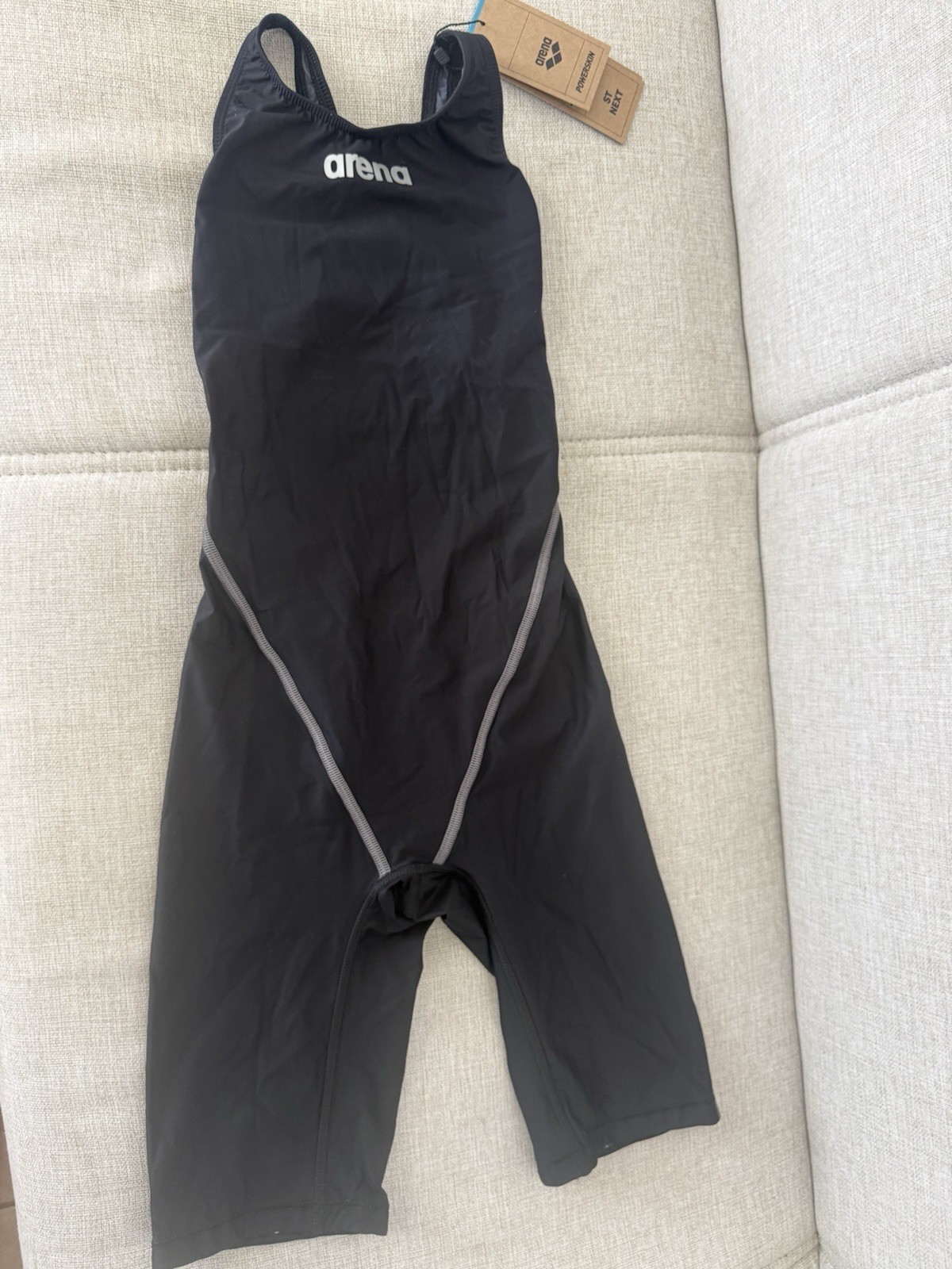 Arena Powerskin ST Next Open Back Tech Suit Swimsuit Black NWT Women Size 28