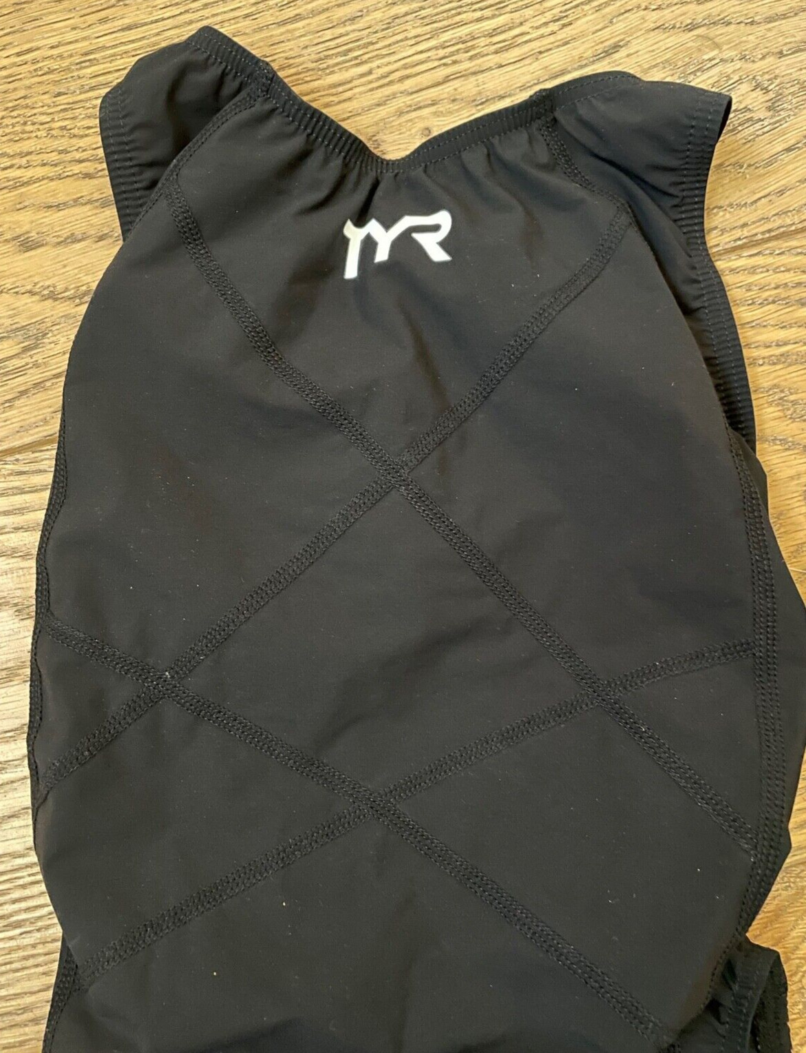 TYR Women’s Black 24 Tracer Light Aeroback Swimsuit Full Body USA Made New
