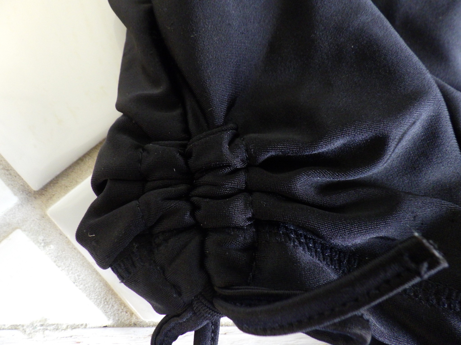 Womens Capri swim pants Collibar Black rouched leg 2xL UPF50 excellent condition