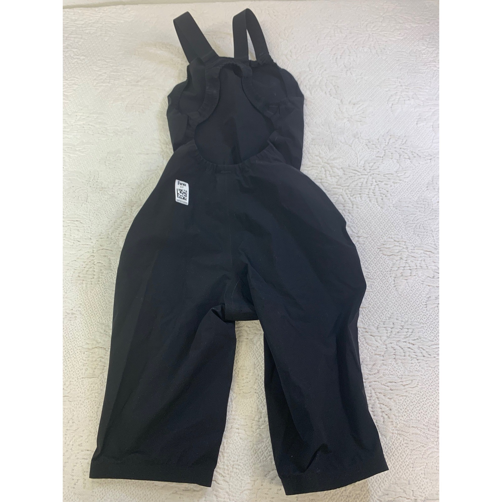 Speedo LZR Racer Elite 2 USA Swimming Open Back Kneeskin Black Tech Suit Size 25