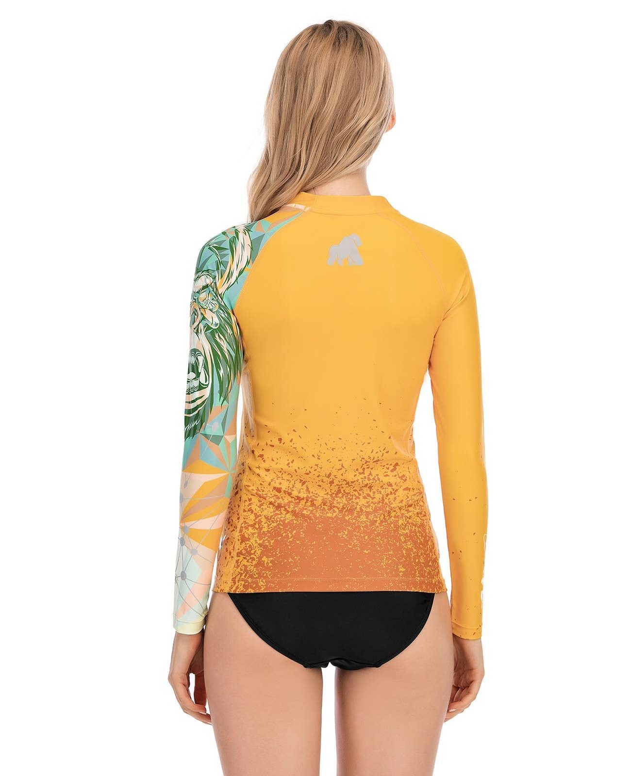 ADOREISM Women’s Quick-Dry UPF 50+ Sun Protection Long Sleeve Rash Guard Large