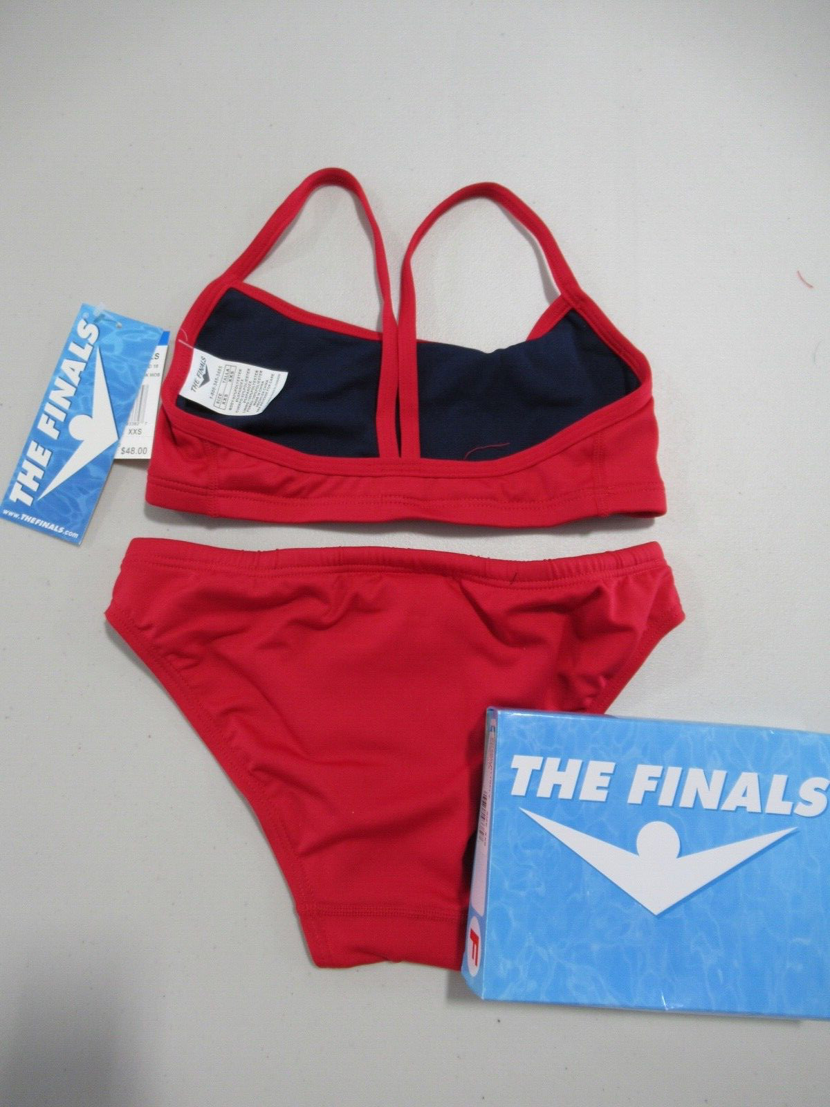 TYR The Finals GUARD BTTRFLY Foil Size XXS Red *NWT*