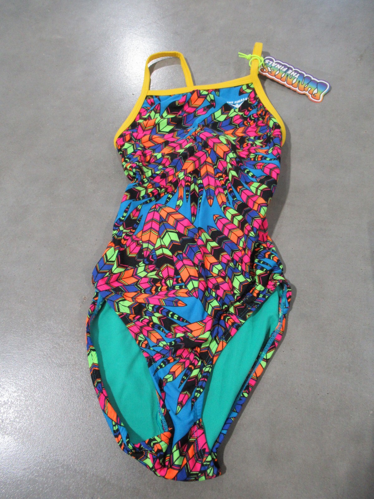 TYR The Finals Woodstck Size 28 Blue Pink *NWT*