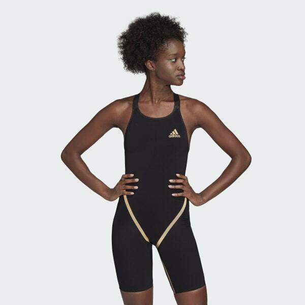 $450 Adidas Adizero XX Closed Back Swim Suit Speed Skin Knee FINA Women’s 24″