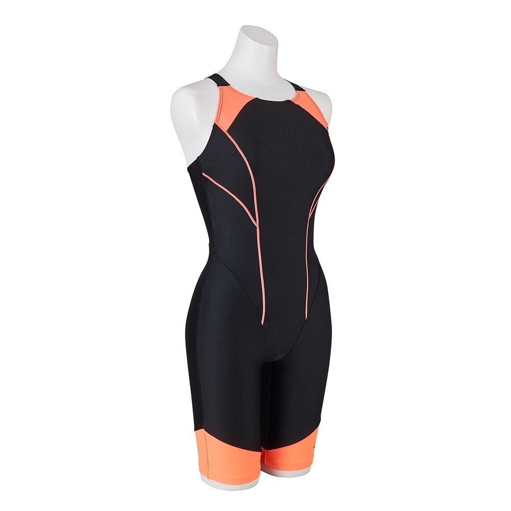 Mizuno Women’s Stroke ONE All-in-One Swim Fitness Suit N2JGB30296 Black/Pink