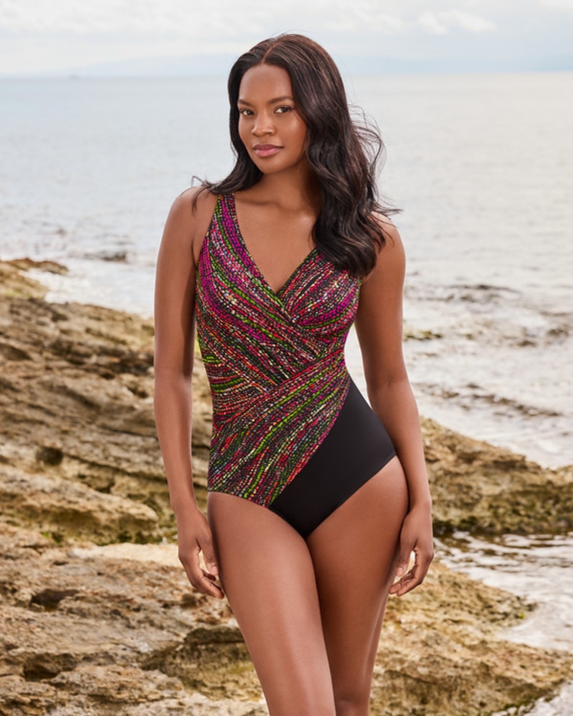 Miraclesuit Light Show Swimsuit Slimming Padded Swimming Costume 6566788