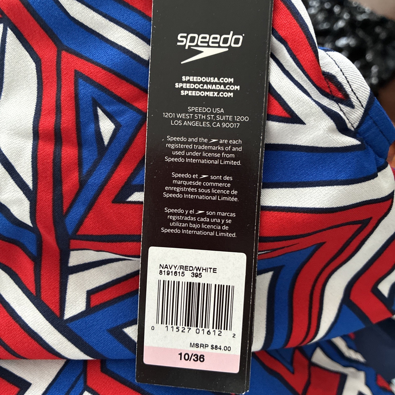 Speedo One-Piece Swimsuit Endurance+ Conquers All Flyback 10/36 NWT $84