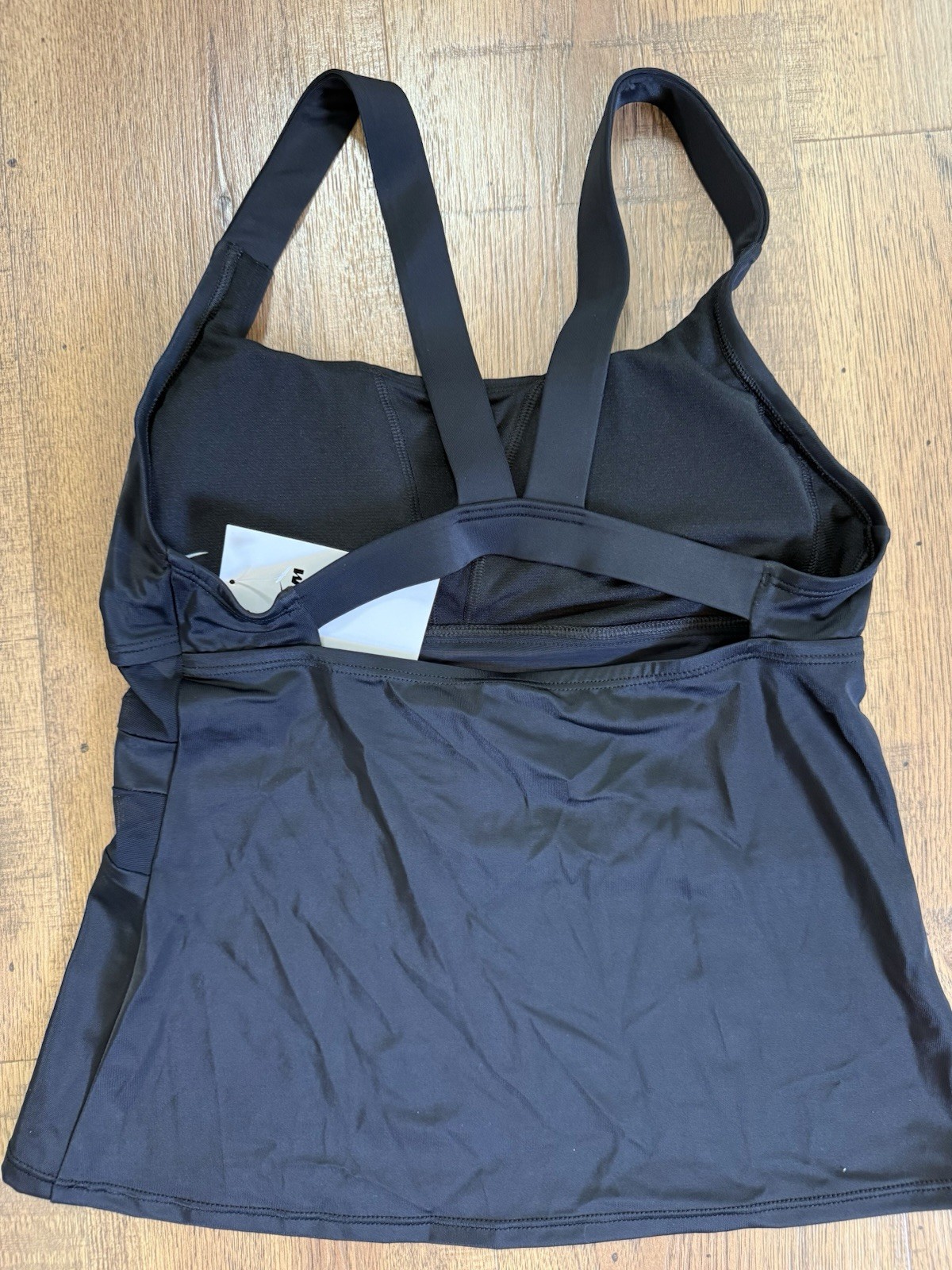 Nike Women’s Black Tankini Competitive Swimwear 2 Piece Set Size M Swimming
