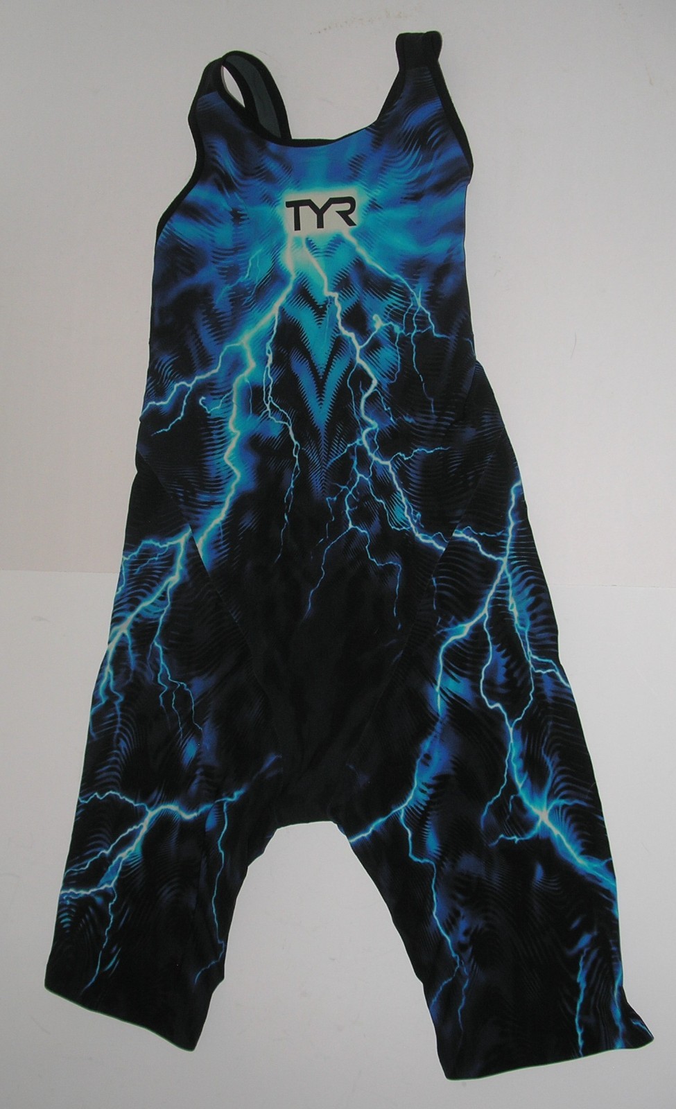 TYR Women’s Venzo Phantom Oblivion Close Bck Kneeskin Tech Suit Swimsuit 26 Blue