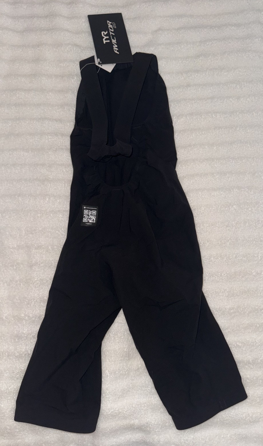 Womens TYR Avictor 2.0 Open Back Tech Suit Swimsuit, Black, Size 26