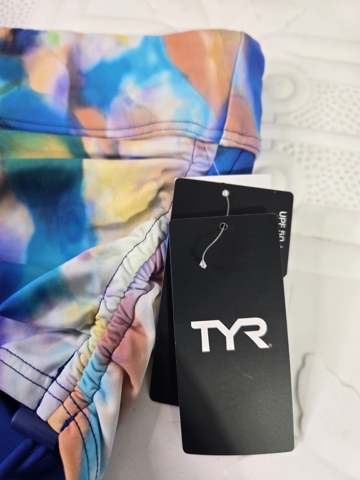 TYR Women’s Della Boyshort Lightweight Multi-Color Swim Bottoms Size 14/16 NWT