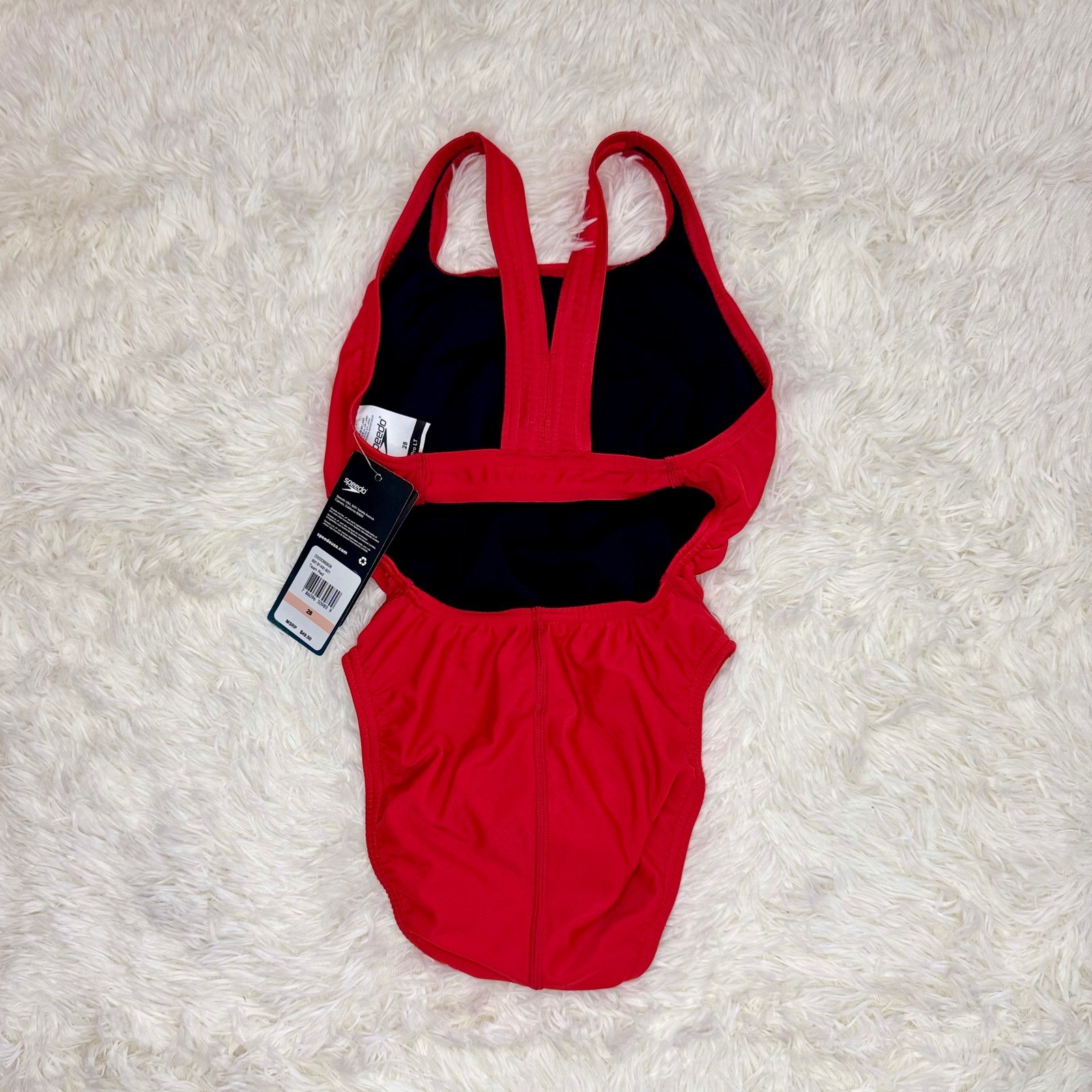 Speedo Pro LT Super Proback Swimsuit Women’s Size 2 28 Team Red One Piece