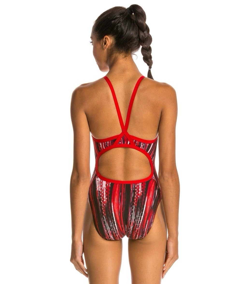Speedo One-Piece Swimsuit Endurance+ Conquers All Flyback 10/36 NWT $84