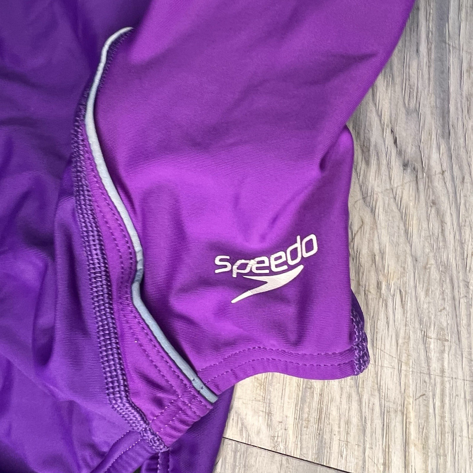 SPEEDO PowerFlex Eco Revolve Splice Energy Back OnePiece Swimsuit M 10/36 Purple