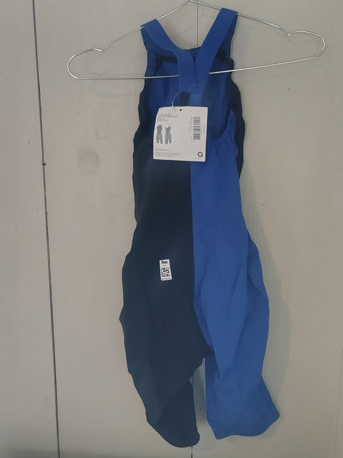 SPEEDO LZR RACER ELITE 2 closed back size 27 color black/Blue