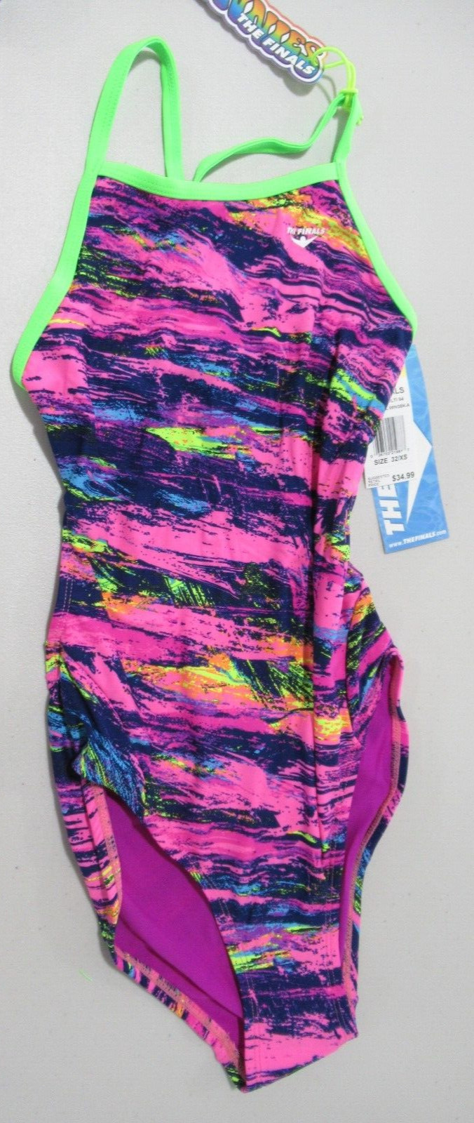 TYR The Finals “Sassy” Multicolored Wingback Size 32/XS *NWT*