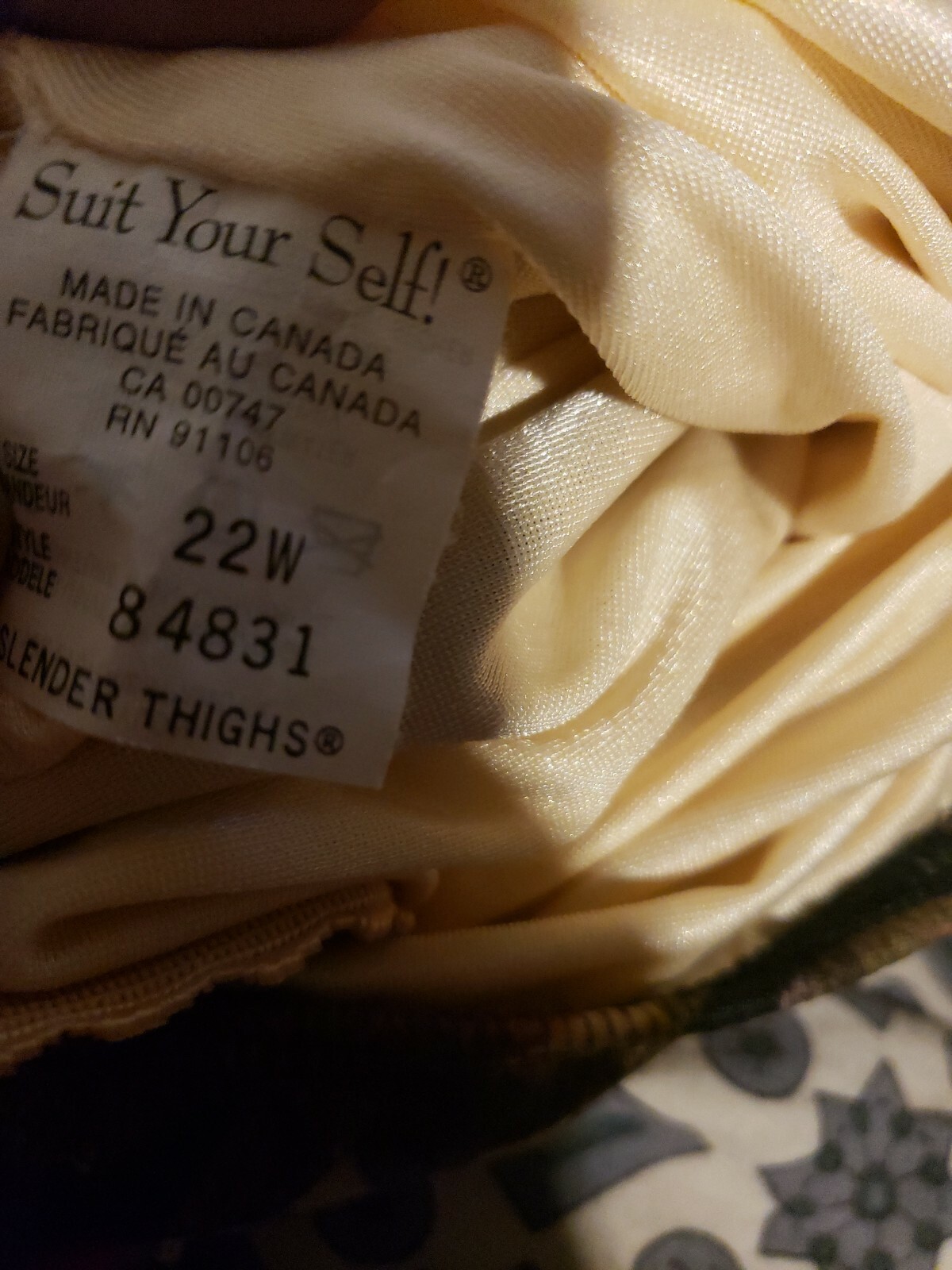 SUIT YOURSELF CANADA BROWN EARTH TONES BATHING SUIT DRESS SIZE 22W