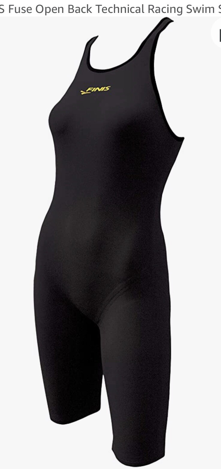 FINIS Female Fuse Race John swimwear Black. Size 20