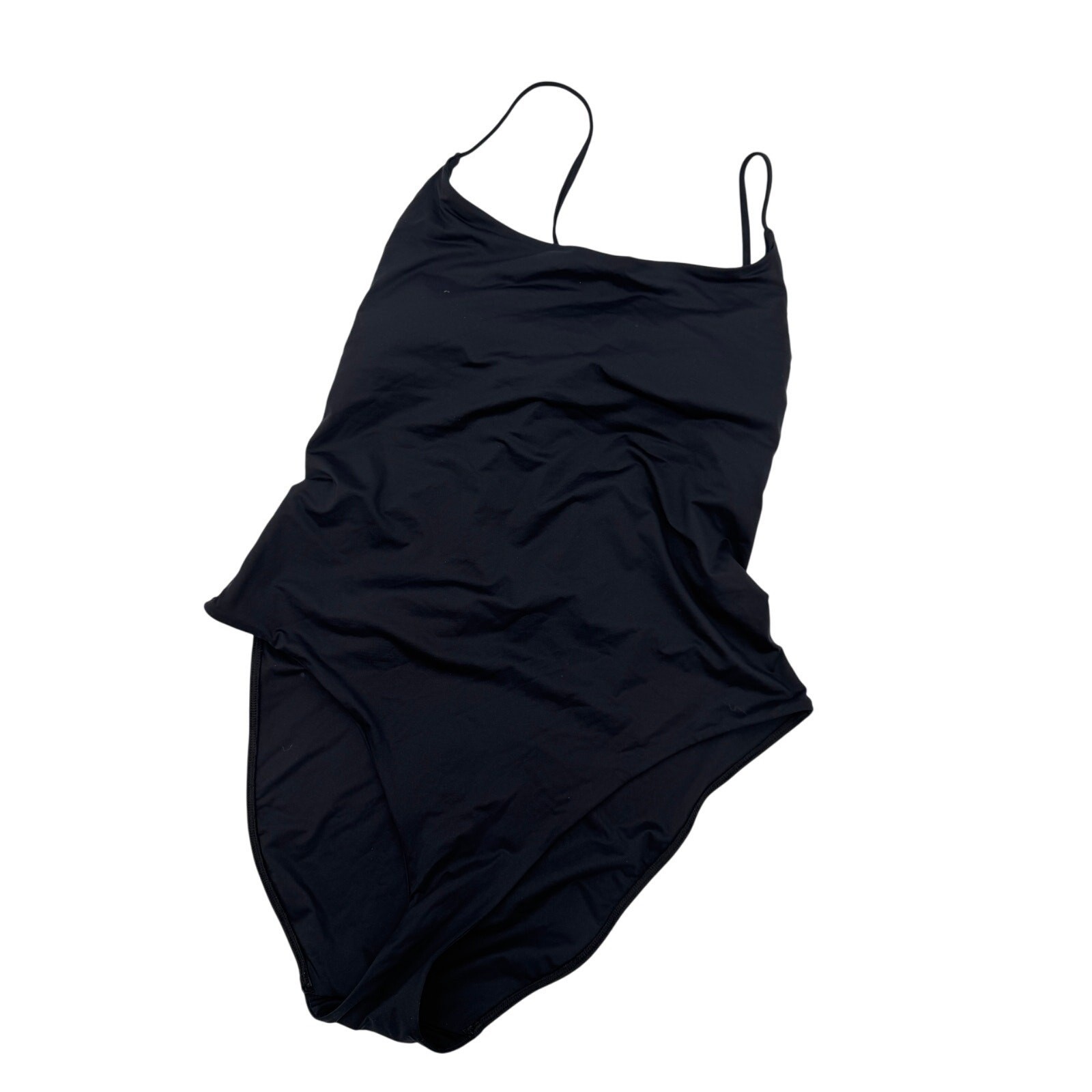 Everlane Swimsuit The String Renew Nylon One Piece Women Size 2XL Black