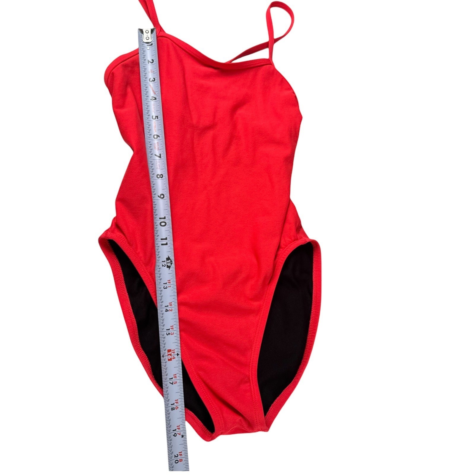 Jolyn Brandon Hot Pink Fixed Back One Piece Swimsuit Training Suit Size 28 754