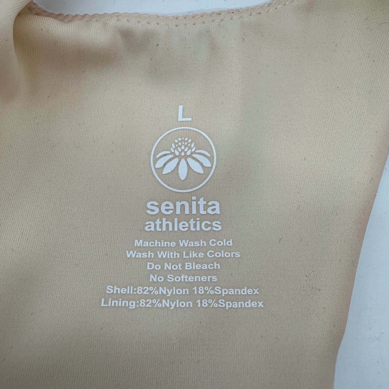 Senita Athletics Women Colorblock High Neck Racerback Tankini Top Orange Navy L