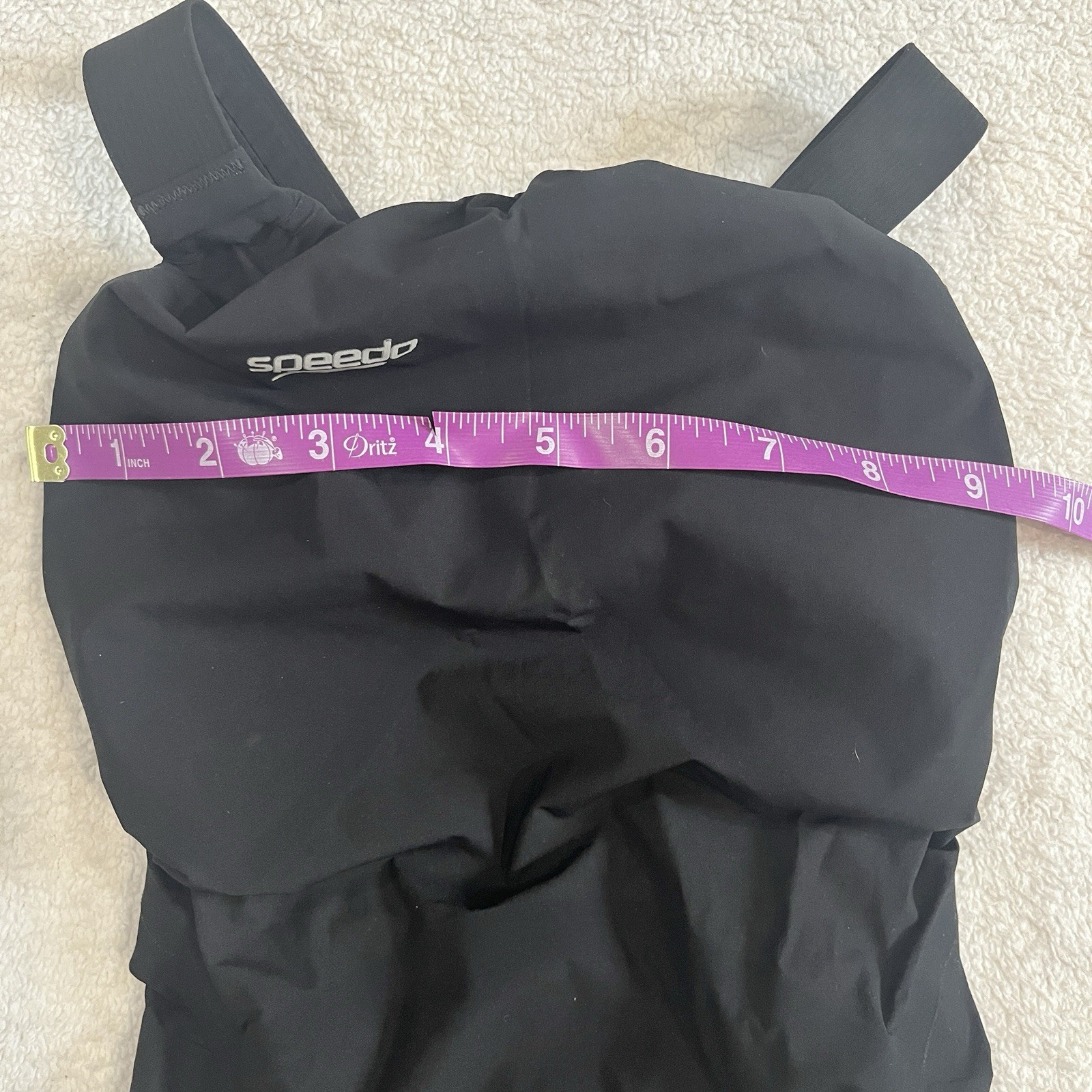 SPEEDO Womens Black LZR Racer Pro Recordbreaker Kneeskin Swim Suit Size 16