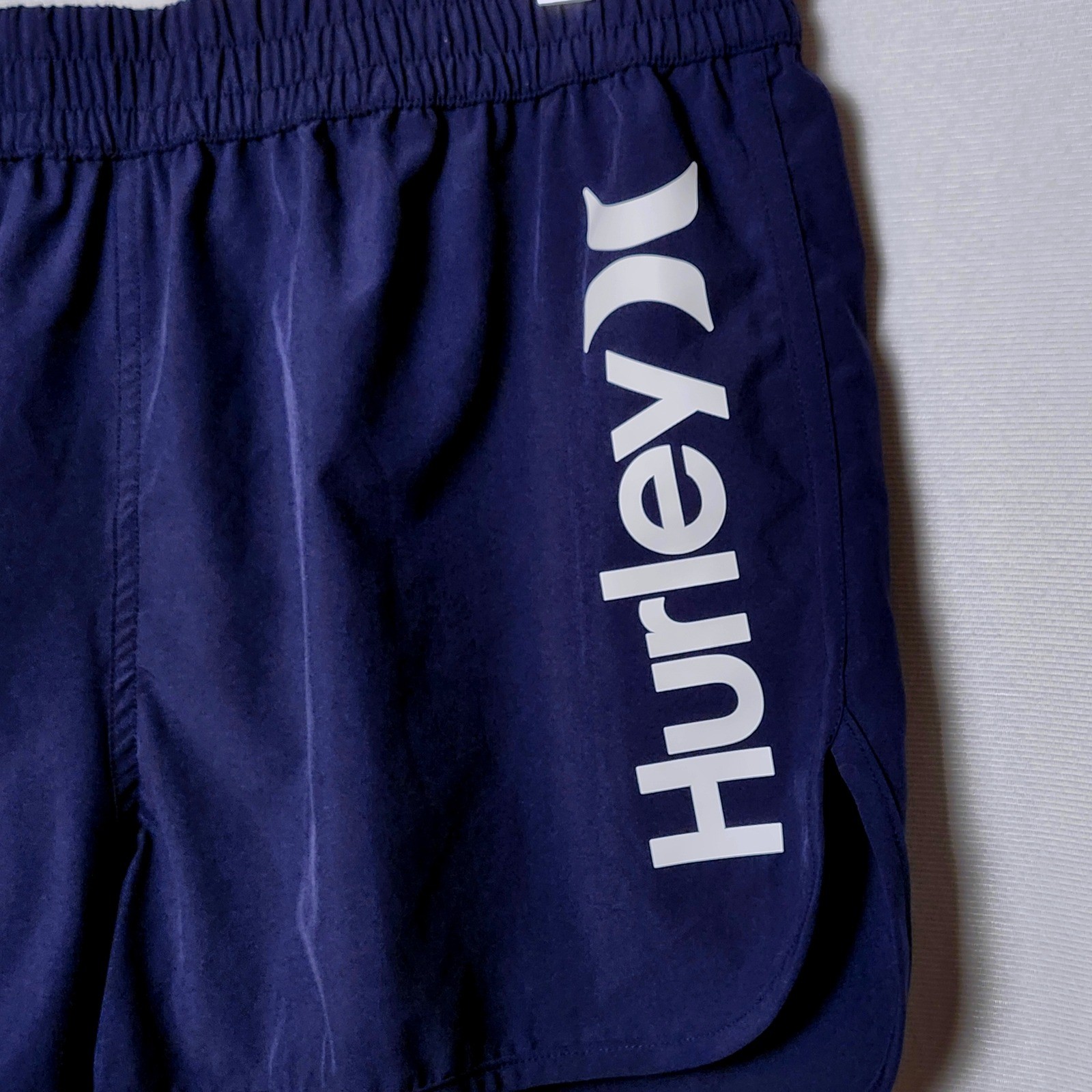 LOT OF 2 HURLEY UNLINED SWIM SHORTS PLUS SIZE 1X BLUE & BLACK