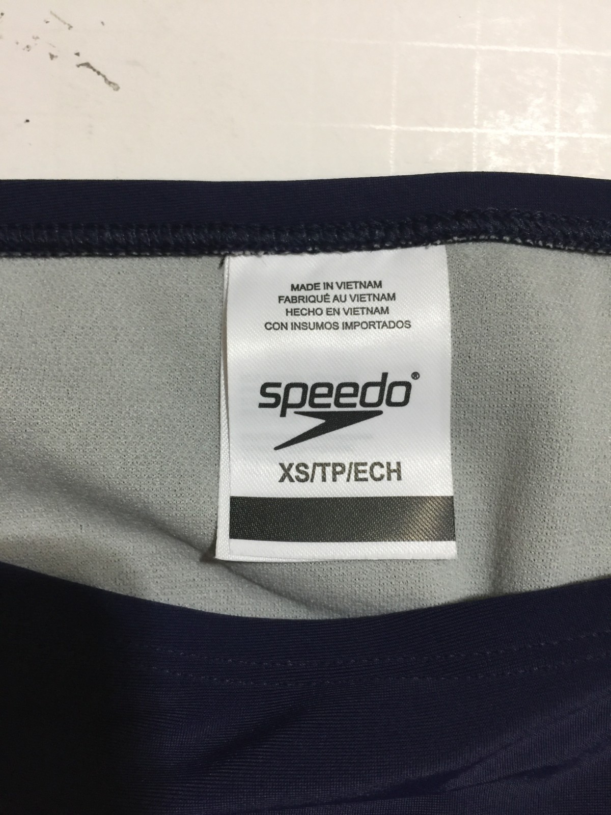 SPEEDO Hipster Peacoat Navy Bikini Swim Bottom UPF 50+ U.S Women X-Small $39.50
