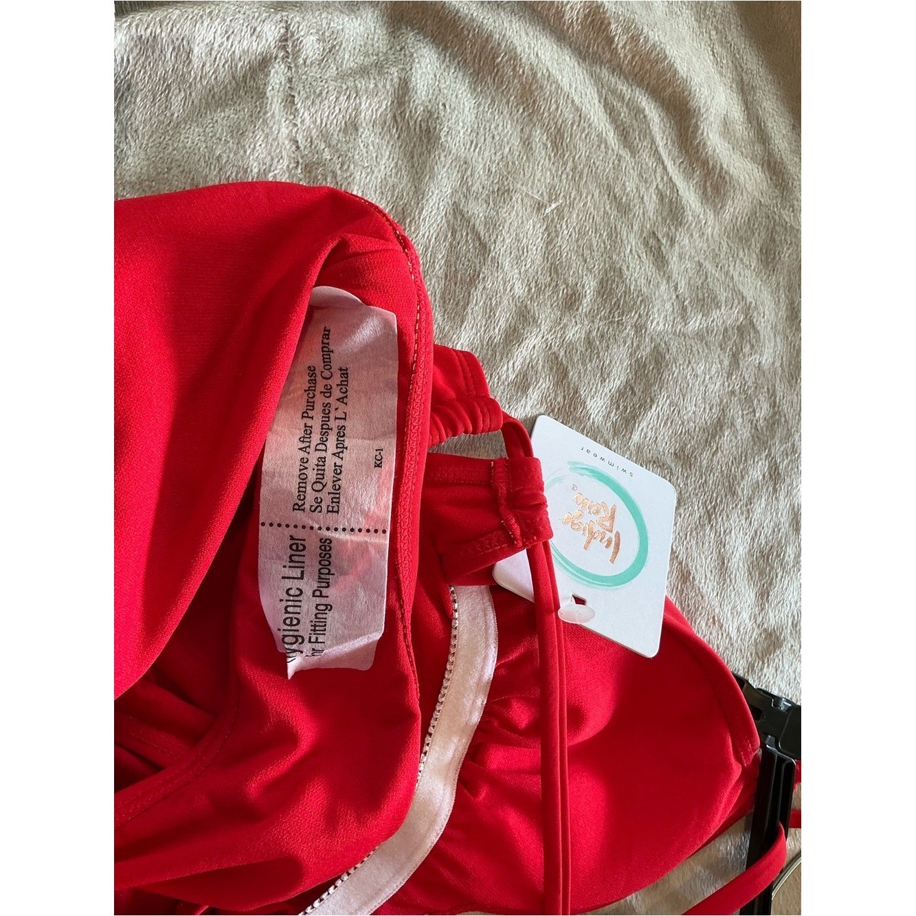 NWT Baywatch style Indigo Rein AMERICANA Red Novelty Back One-Piece