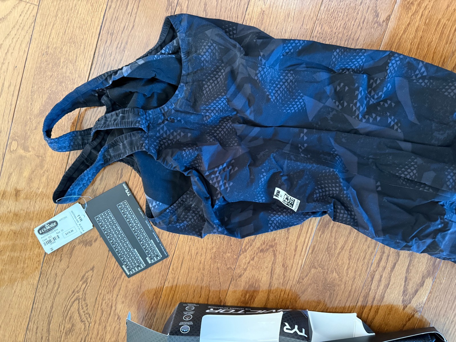 TYR Avictor Closed Back Kneeskin Tech Suit Size 30 – Brand New w/ Tags. Black.
