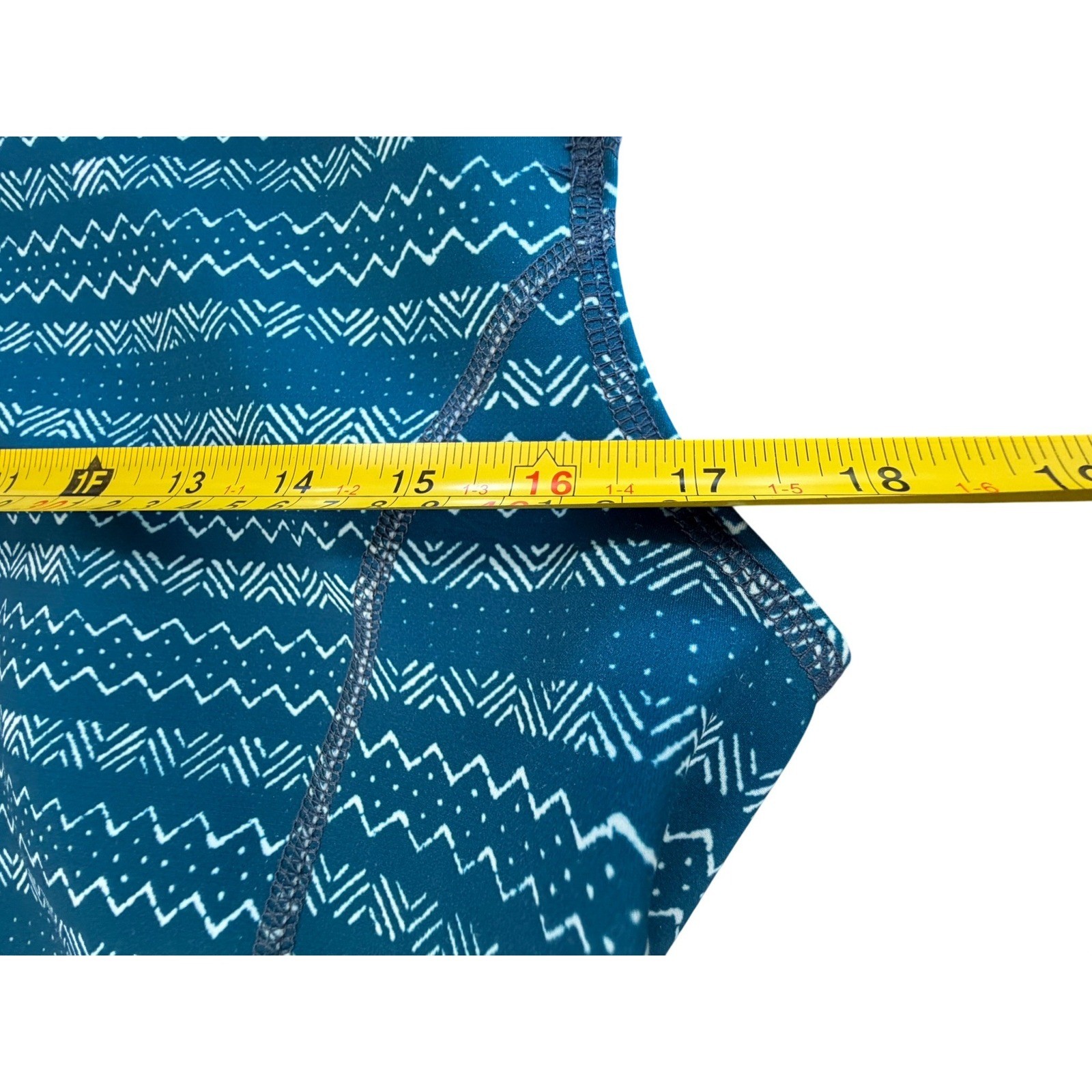 NWT! Carve Designs Arcadia Vest Azul Isla Blue Geometric Zip Up UPF 50 XL Scuba