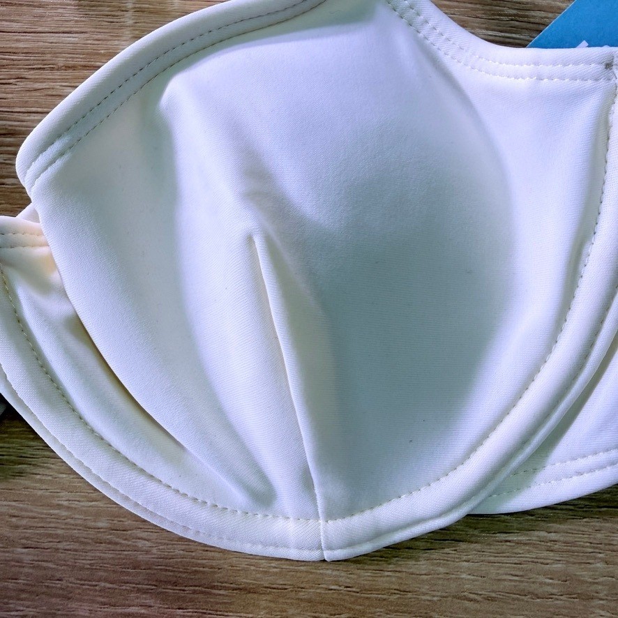 NEW Sports Illustrated Jasmine X-Back Underwire Bikini Top White S