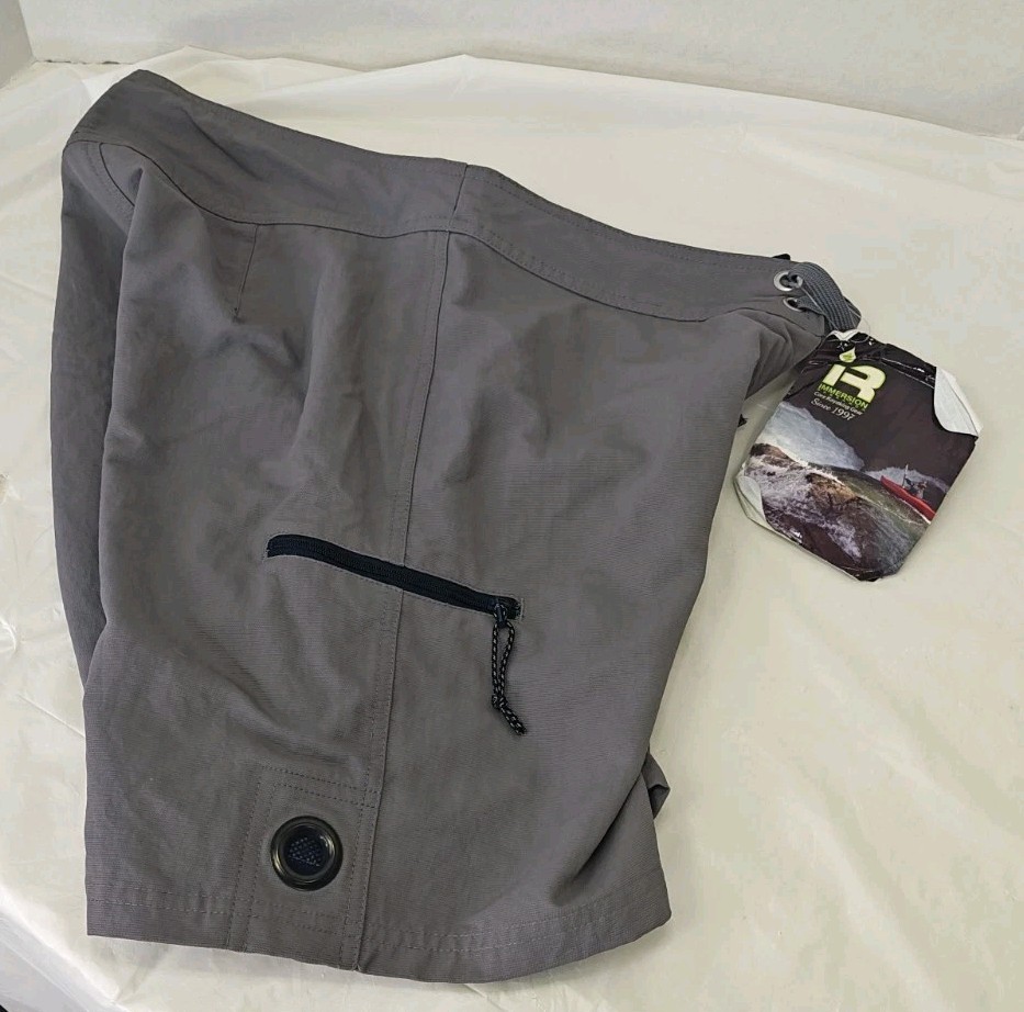NWT Immersion Research Womens Guide Shorts Size 8 Gray Kayak Raft Board Shorts