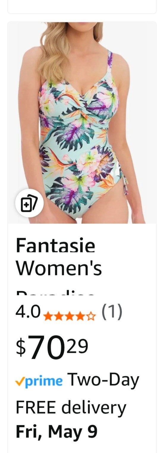 Miraclesuit Women’s Swimsuit, Sz. 40G, 1pc. New