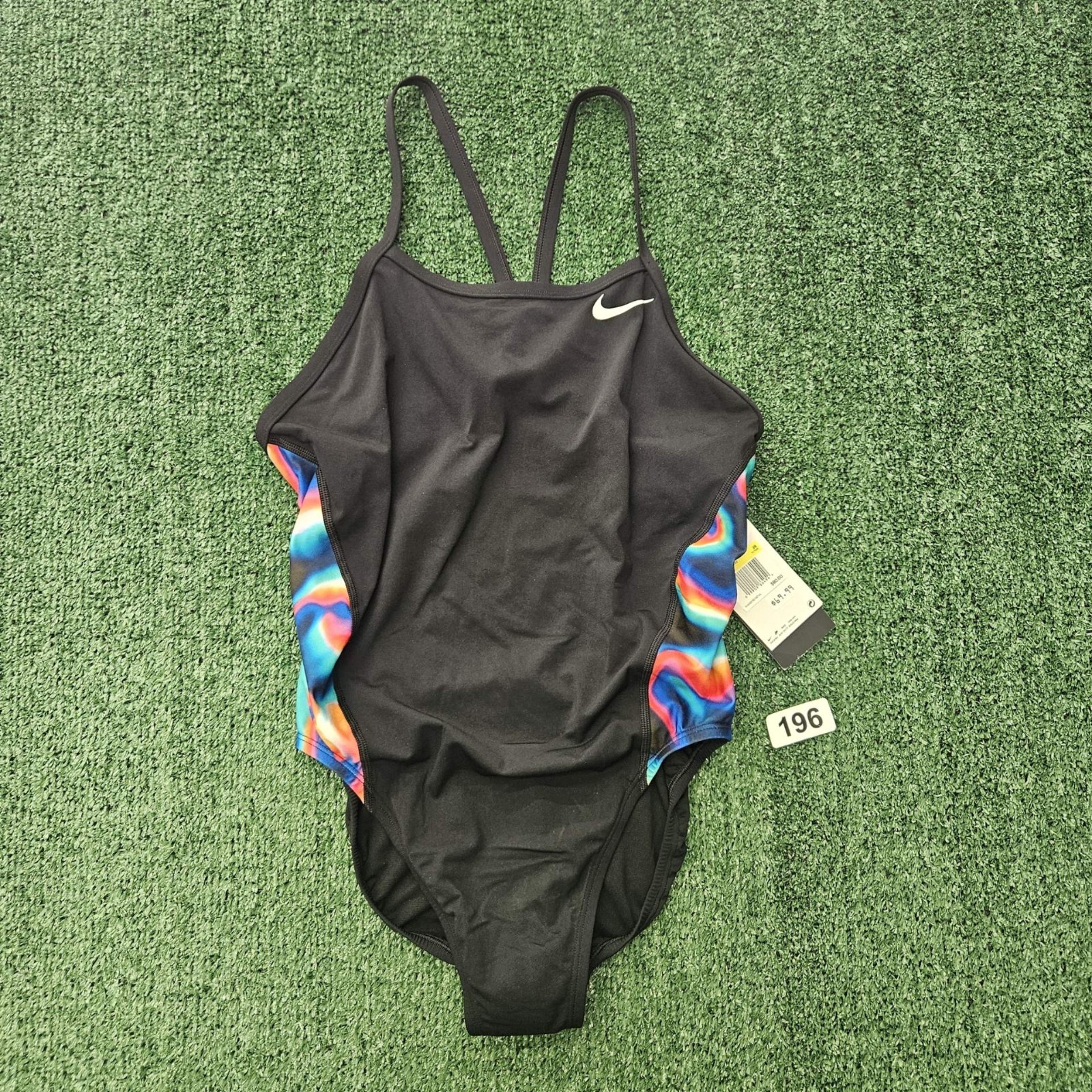 NIKE HYDRASTRONG PRINT WOMEN’S RACERBACK 1PC Swimsuit size 12 NWT