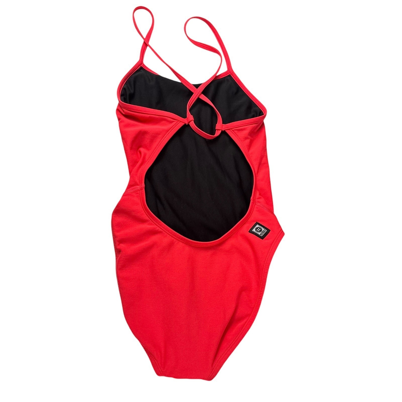 Jolyn Brandon Hot Pink Fixed Back One Piece Swimsuit Training Suit Size 28 754