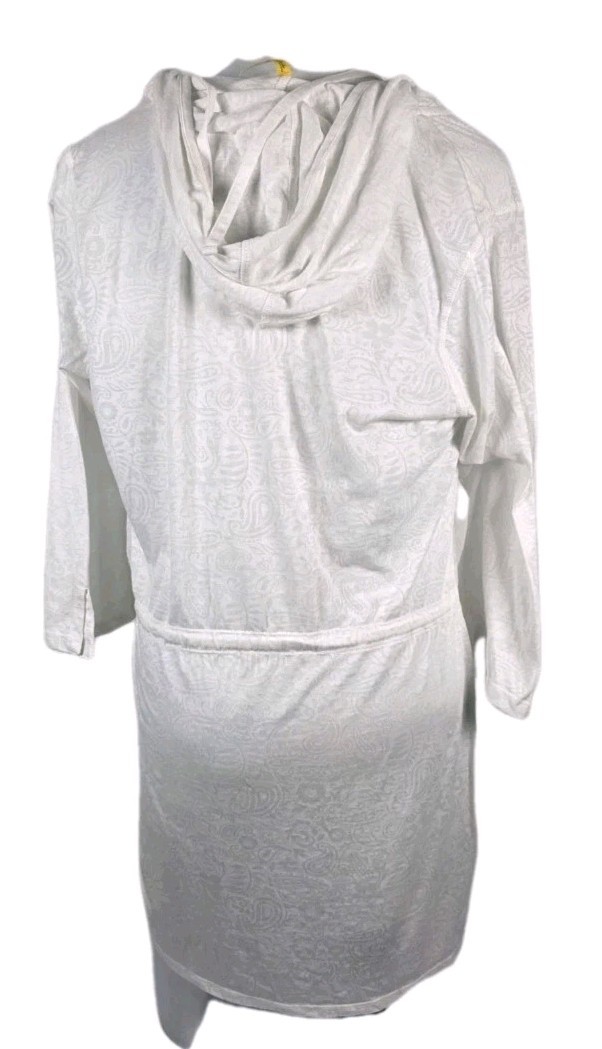 Cover Up For Bathing Suit Cabela Drawstring Waist Women’s Sheer Burnout White XL