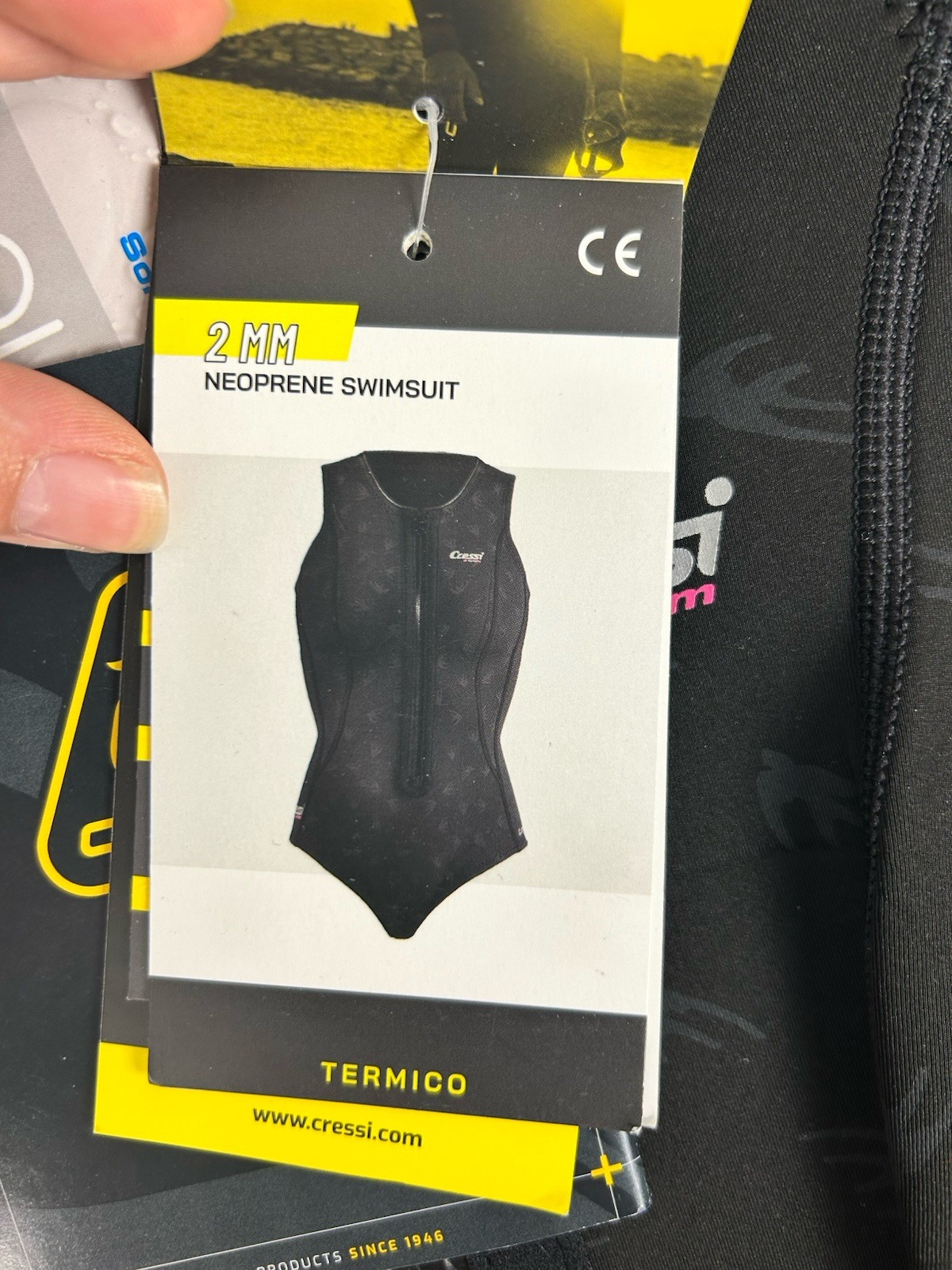 CRESSI Termico Womens Black Wetsuit/Swimsuit – Size XS/1