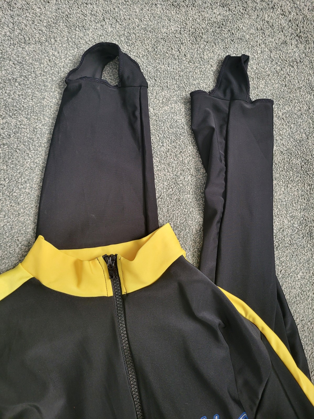 Women’s Henderson Full Body Neo Sport Spandex Suit Bodysuit Black Yellow XXL