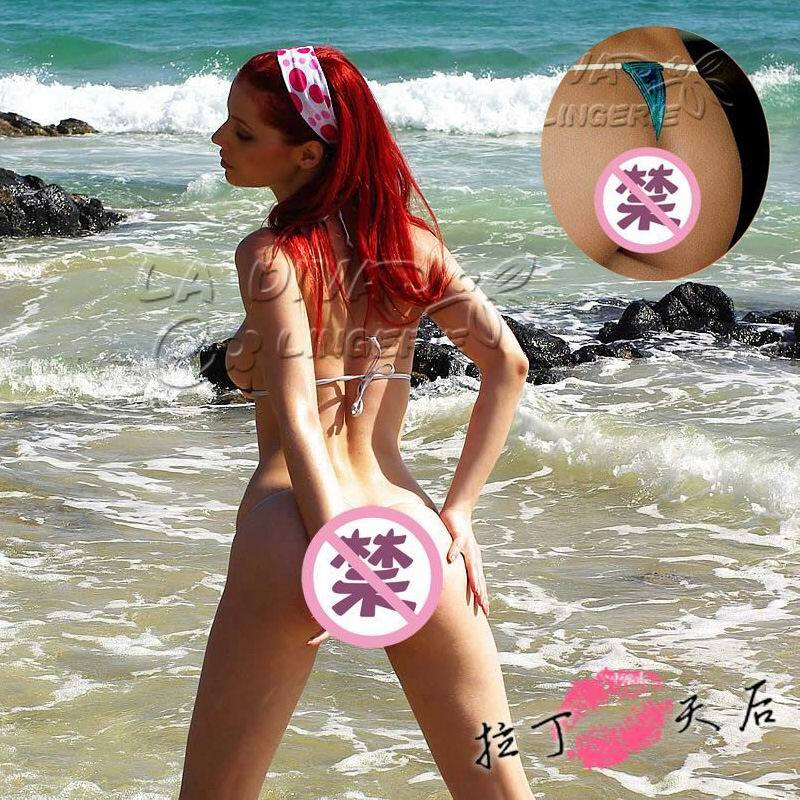 Women Sexy Micro Bikini Swimwear Mini Bra+G-string Thongs Swimsuit Lingerie Set