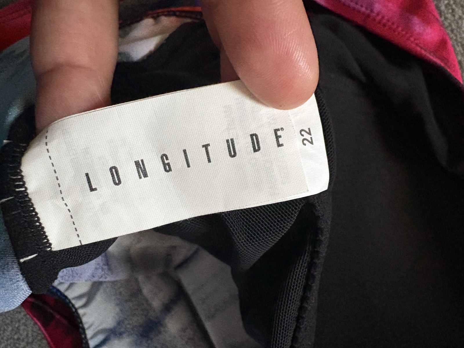 Longitude Heated Waters Crossback One Piece Swimsuit size 22