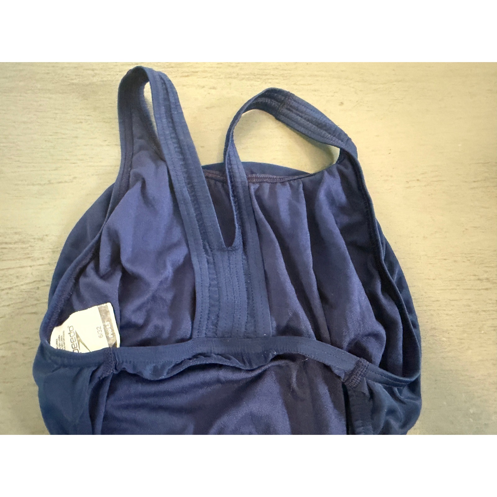Speedo ProLT Super Pro Back One Piece Swimsuit Navy Blue Athletic Swimwear 6/32