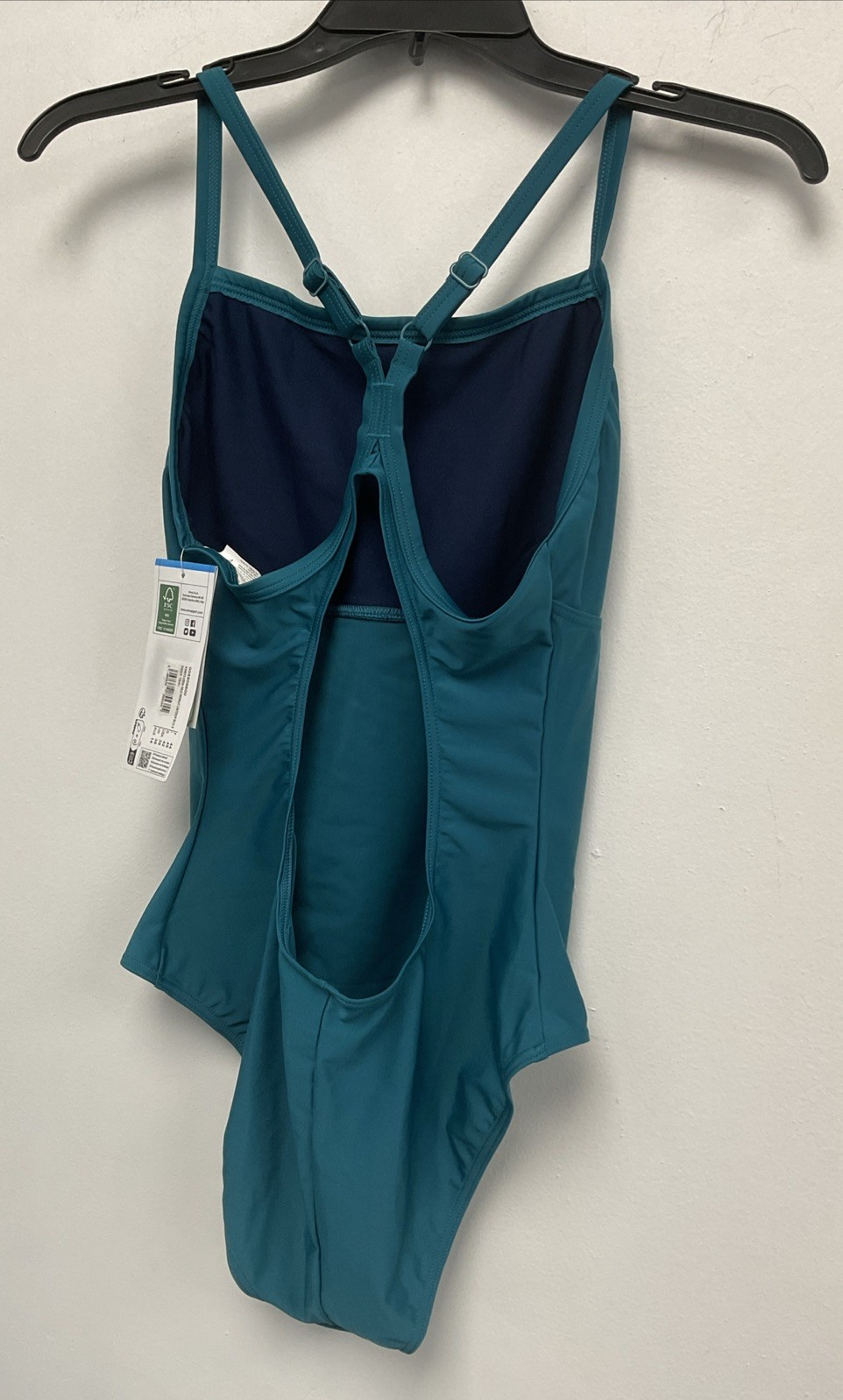 Arena One Piece Competitive Swimwear – Lightdrop Back – Deep Teal – Size 38 -NEW