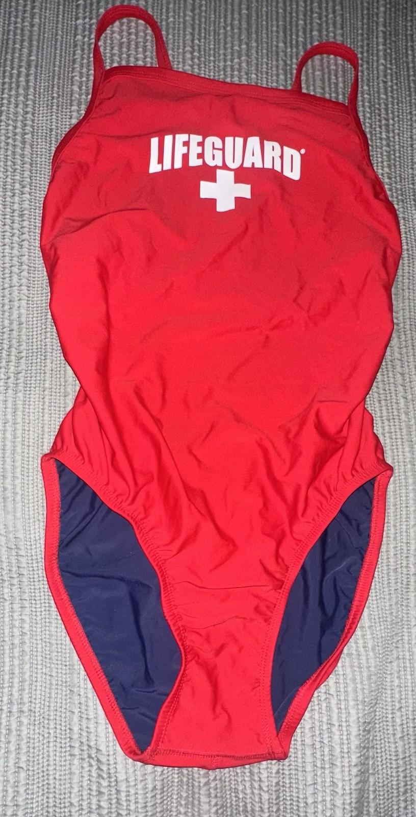 Lifeguard Women’s One Piece Swimsuit Red Size 38 Swimming