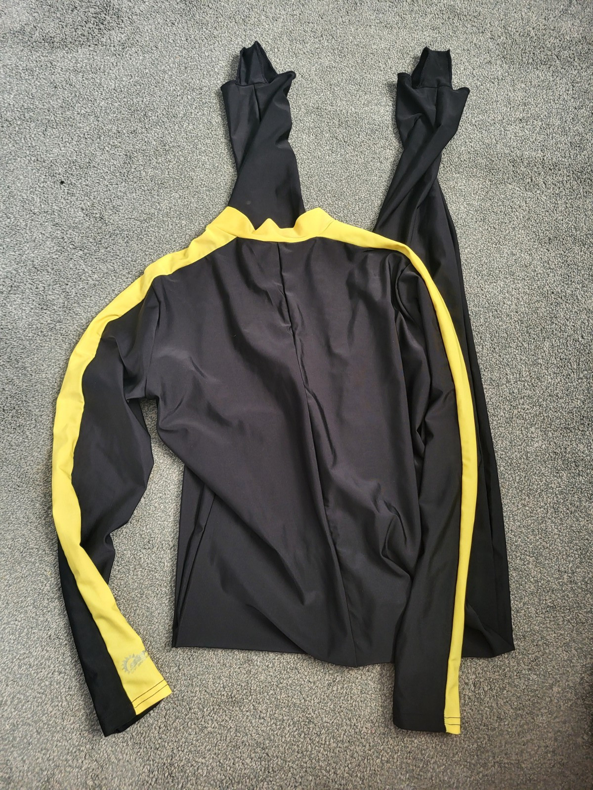 Women’s Henderson Full Body Neo Sport Spandex Suit Bodysuit Black Yellow XXL